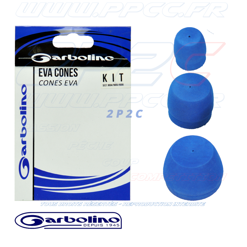 GARBOLINO - PACK 3 CONES EVA POUR BRIN 4-5 ET 6 - G - 001