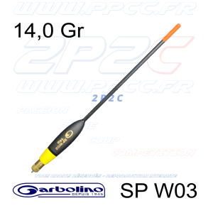 GARBOLINO - WAGGLER COMPÉTITION SP W03 ( ANTENNE INSERT ) - 14,00 Gr - 001