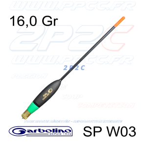 GARBOLINO - WAGGLER COMPÉTITION SP W03 ( ANTENNE INSERT ) - 16,00 Gr - 001