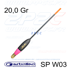 GARBOLINO - WAGGLER COMPÉTITION SP W03 ( ANTENNE INSERT ) - 20,00 Gr - 001