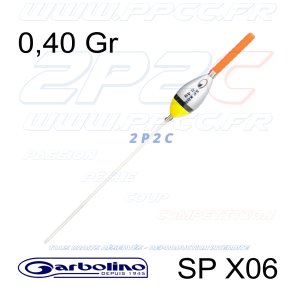 GARBOLINO - FLOTTEUR COMPÉTITION CARPE & SPECIMEN SP X06 - 0,40 Gr - 001