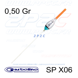 GARBOLINO - FLOTTEUR COMPÉTITION CARPE & SPECIMEN SP X06 - 0,50 Gr - 001