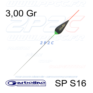 GARBOLINO - FLOTTEUR COMPÉTITION SP S16 -  HARD SKIN - 3,00 Gr - 001