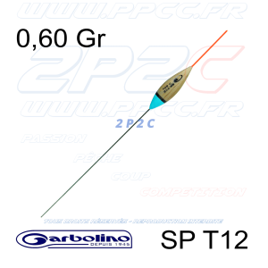 GARBOLINO - FLOTTEUR COMPÉTITION SP T12 - TITANIUM - 0,60 Gr - 001