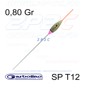 GARBOLINO - FLOTTEUR COMPÉTITION SP T12 - TITANIUM - 0,80 Gr - 001