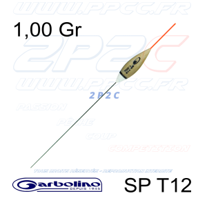 GARBOLINO - FLOTTEUR COMPÉTITION SP T12 - TITANIUM - 1,00 Gr - 001