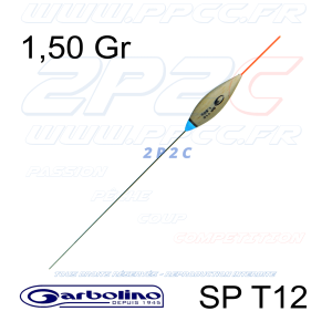 GARBOLINO - FLOTTEUR COMPÉTITION SP T12 - TITANIUM - 1,50 Gr - 001