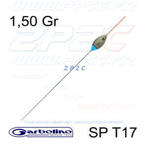 GARBOLINO - FLOTTEUR COMPÉTITION SP T17 - TITANIUM - 1,50 Gr - 001