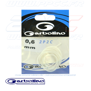 GARBOLINO - GAINE SILICONE INCOLORE POUR FLOTTEURS - 0,6 mm - 001