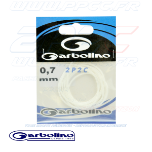 GARBOLINO - GAINE SILICONE INCOLORE POUR FLOTTEURS - 0,7 mm - 001