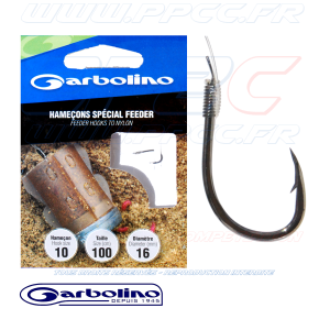 GARBOLINO - HAMEÇONS MONTÉS - SPECIAL FEEDER - Pochette de 10 - N°10