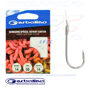 GARBOLINO - HAMEÇONS MONTÉS SPECIAL ASTICOTS CASTER - HAM 14 FIL 14 - 001