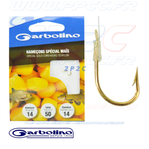 GARBOLINO - HAMEÇONS MONTÉS SPECIAL MAÏS - HAM 14 FIL 14 - 001