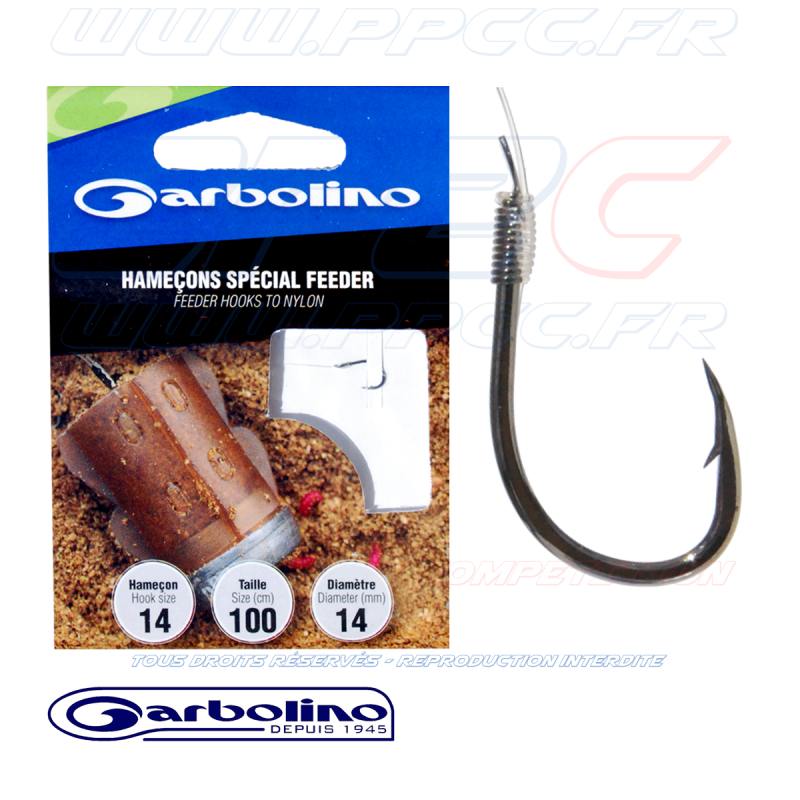 GARBOLINO - HAMEÇONS SPECIAL FEEDER - MONTÉS