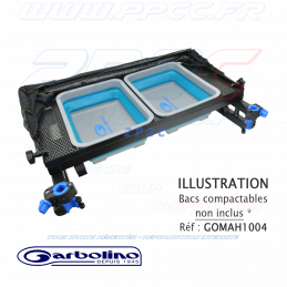 GARBOLINO - DESSERTE XXL POUR 2 BACS COMPACTABLES AVEC TENTE - G - 007