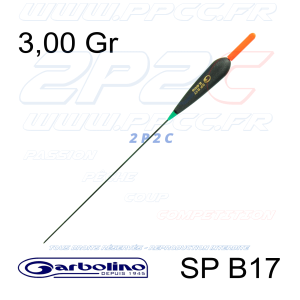 GARBOLINO - FLOTTEUR BOLOGNAISE SP B17 avec antennes interchangeable - 3,00 Gr - 001