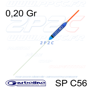 GARBOLINO - FLOTTEUR COMPÉTITION CARPE SP C56 - 0,20 Gr - 001