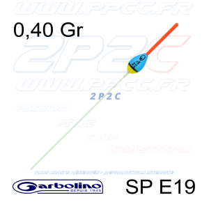 GARBOLINO - FLOTTEUR COMPÉTITION CARPE SP E19 - 0,40 Gr - 001