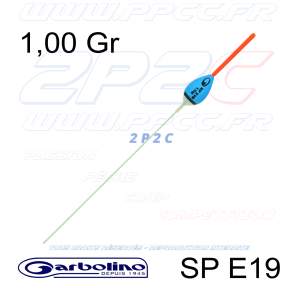 GARBOLINO - FLOTTEUR COMPÉTITION CARPE SP E19 - 1,00 Gr - 001