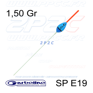 GARBOLINO - FLOTTEUR COMPÉTITION CARPE SP E19 - 1,50 Gr - 001
