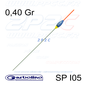 GARBOLINO - FLOTTEUR COMPÉTITION CARPE SP I05 - 0,40 Gr - 001