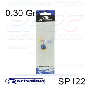 GARBOLINO - PACK 2 FLOTTEURS COMPÉTITION CARPE SP I22 - 0,30 Gr - 001