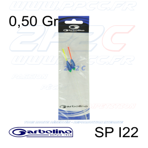 GARBOLINO - PACK 2 FLOTTEURS COMPÉTITION CARPE SP I22 - 0,50 Gr - 001