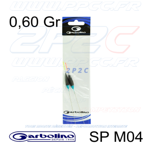 GARBOLINO - PACK 2 FLOTTEURS COMPÉTITION SP M04 - 0,60 Gr - 001