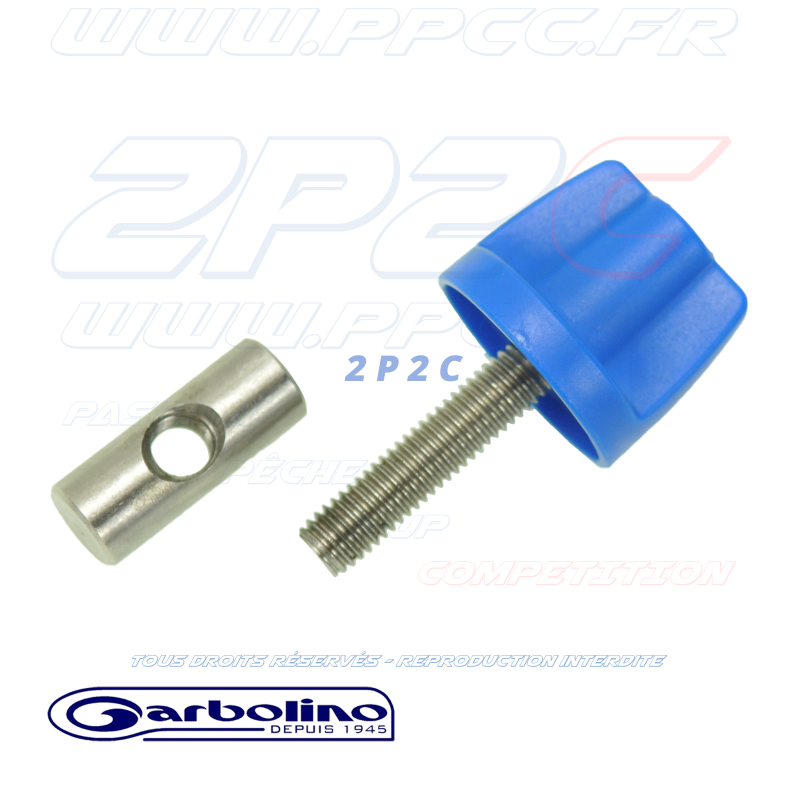 Vis De Serrage Multigrip Garbolino – Vis Papillon/écrou Cylindrique – Pour Cannes à Pêche, équipement De Pêche