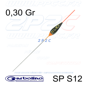 GARBOLINO - FLOTTEUR COMPÉTITION SP S12 -  HARD SKIN - 0,30 Gr - 001
