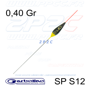 GARBOLINO - FLOTTEUR COMPÉTITION SP S12 -  HARD SKIN - 0,40 Gr - 001