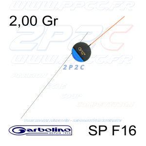 GARBOLINO - FLOTTEUR PLAT COMPÉTITION SP F16 - 2,00 Gr - GOMAJ0216-0200 - PHOTO 001