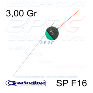 GARBOLINO - FLOTTEUR PLAT COMPÉTITION SP F16 - 3,00 Gr - GOMAJ0216-0300 - PHOTO 001