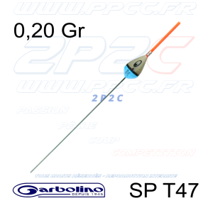 GARBOLINO - FLOTTEUR CARPE COMPÉTITION SP T47 - TITANE - 0,20 Gr - 001