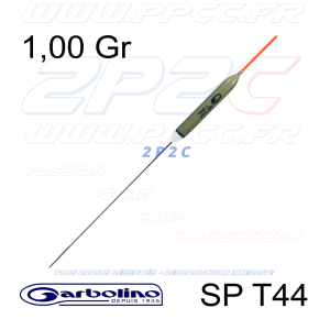 GARBOLINO - FLOTTEUR CARPE COMPÉTITION SP T44 - TITANE - 1,00 Gr - 001