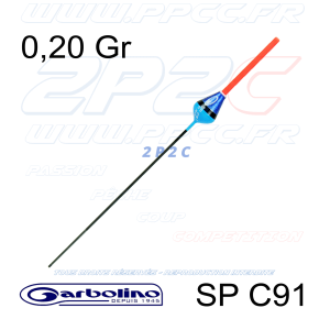 GARBOLINO - FLOTTEUR CARPE COMPÉTITION SP C91 - INTER 2,2MM - 0,20 Gr - 001