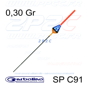 GARBOLINO - FLOTTEUR CARPE COMPÉTITION SP C91 - INTER 2,2MM - 0,30 Gr - 001