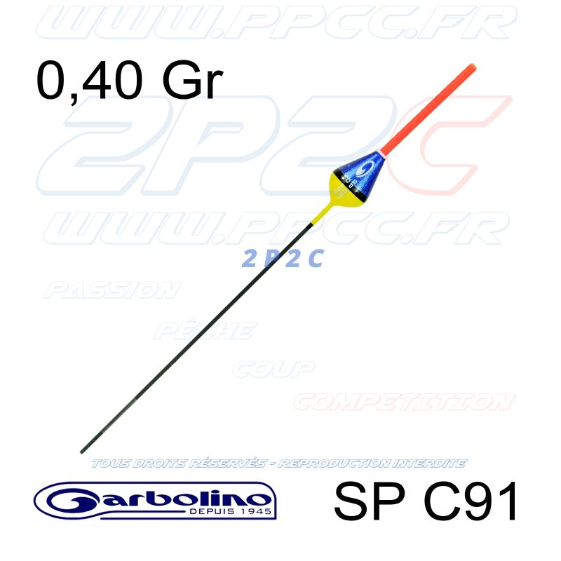 GARBOLINO - FLOTTEUR CARPE COMPÉTITION SP C91 - INTER 2,2MM