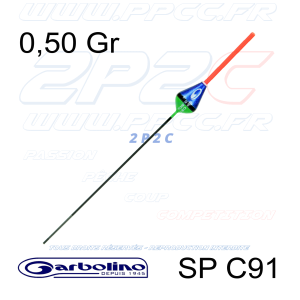GARBOLINO - FLOTTEUR CARPE COMPÉTITION SP C91 - INTER 2,2MM - 0,50 Gr - 001