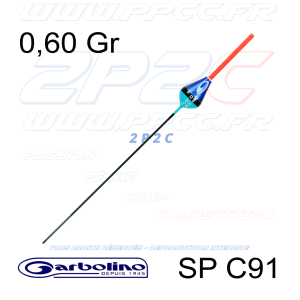 GARBOLINO - FLOTTEUR CARPE COMPÉTITION SP C91 - INTER 2,2MM - 0,60 Gr - 001