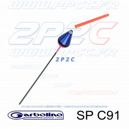 GARBOLINO - FLOTTEUR CARPE COMPÉTITION SP C91 - INTER 2,2MM - ANTENNE INTERCHANGEABLE - 001