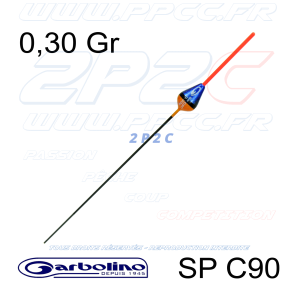 GARBOLINO - FLOTTEUR CARPE COMPÉTITIONSP C90 - INTER 1,5MM - 0,30 Gr - 001