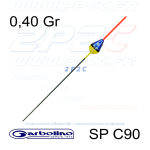 GARBOLINO - FLOTTEUR CARPE COMPÉTITIONSP C90 - INTER 1,5MM - 0,40 Gr - 001