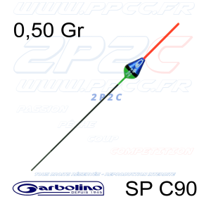GARBOLINO - FLOTTEUR CARPE COMPÉTITIONSP C90 - INTER 1,5MM - 0,50 Gr - 001