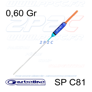 GARBOLINO - FLOTTEUR CARPE COMPÉTITION SP C81 - INTER 3,0MM - 0,60 Gr - 001