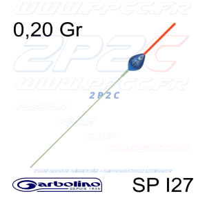 GARBOLINO - FLOTTEUR COMPÉTITION CARPE SP I27 - 0,20 Gr - 001