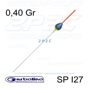 GARBOLINO - FLOTTEUR COMPÉTITION CARPE SP I27 - 0,40 Gr - 001