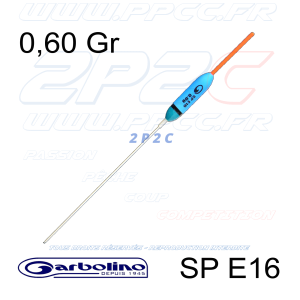 GARBOLINO - FLOTTEUR COMPÉTITION CARPE SP E16 - 0,60 GR - 001