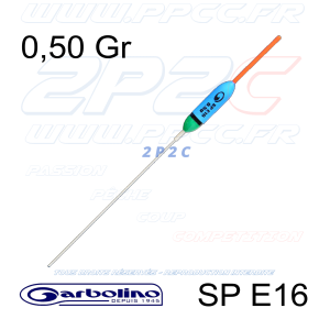 GARBOLINO - FLOTTEUR COMPÉTITION CARPE SP E16 - 0,50 GR - 001