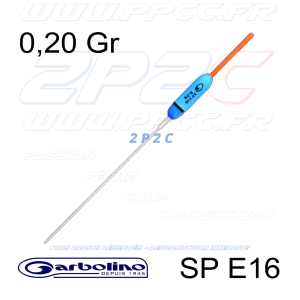 GARBOLINO - FLOTTEUR COMPÉTITION CARPE SP E16 - 0,20 GR - 001